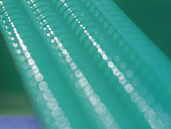 エポキシ樹脂塗装鉄筋 写真