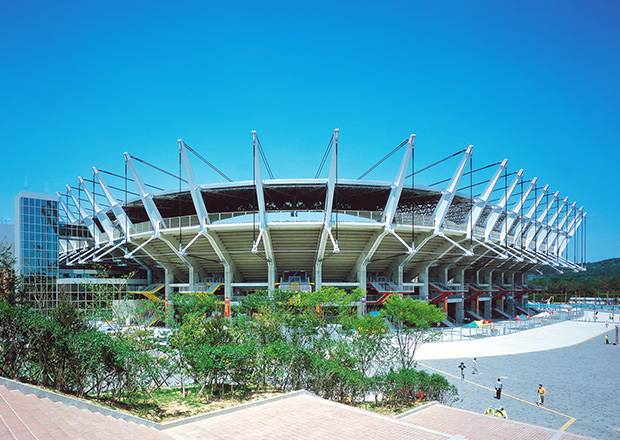 韓国ウルサンスタジアム 写真